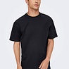 Only & Sons Fred Relaxed T-shirt Donkerblauw Only & Sons Fred Relaxed T-shirt Donkerblauw