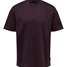 Only & Sons Fred Relaxed T-shirt bordeaux Only & Sons Fred Relaxed T-shirt bordeaux