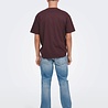 Only & Sons Fred Relaxed T-shirt bordeaux Only & Sons Fred Relaxed T-shirt bordeaux