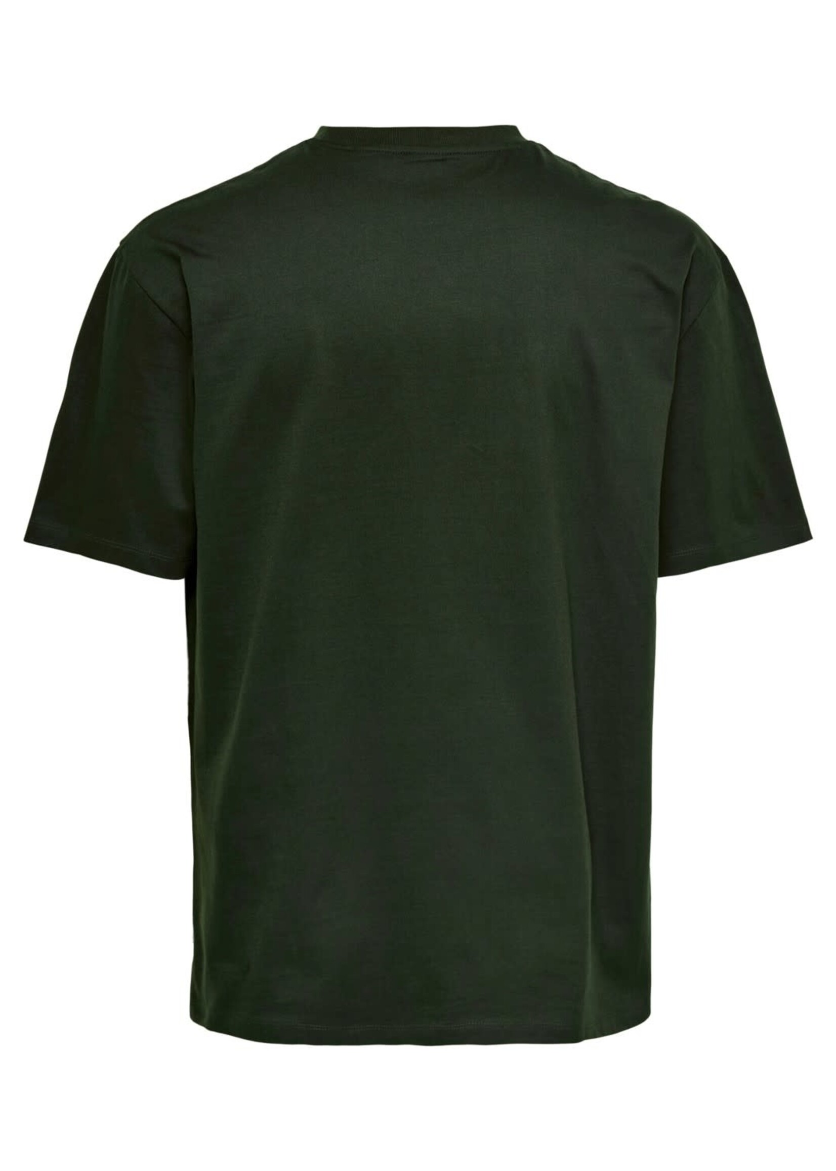 Only & Sons Fred Relaxed T-shirt Groen