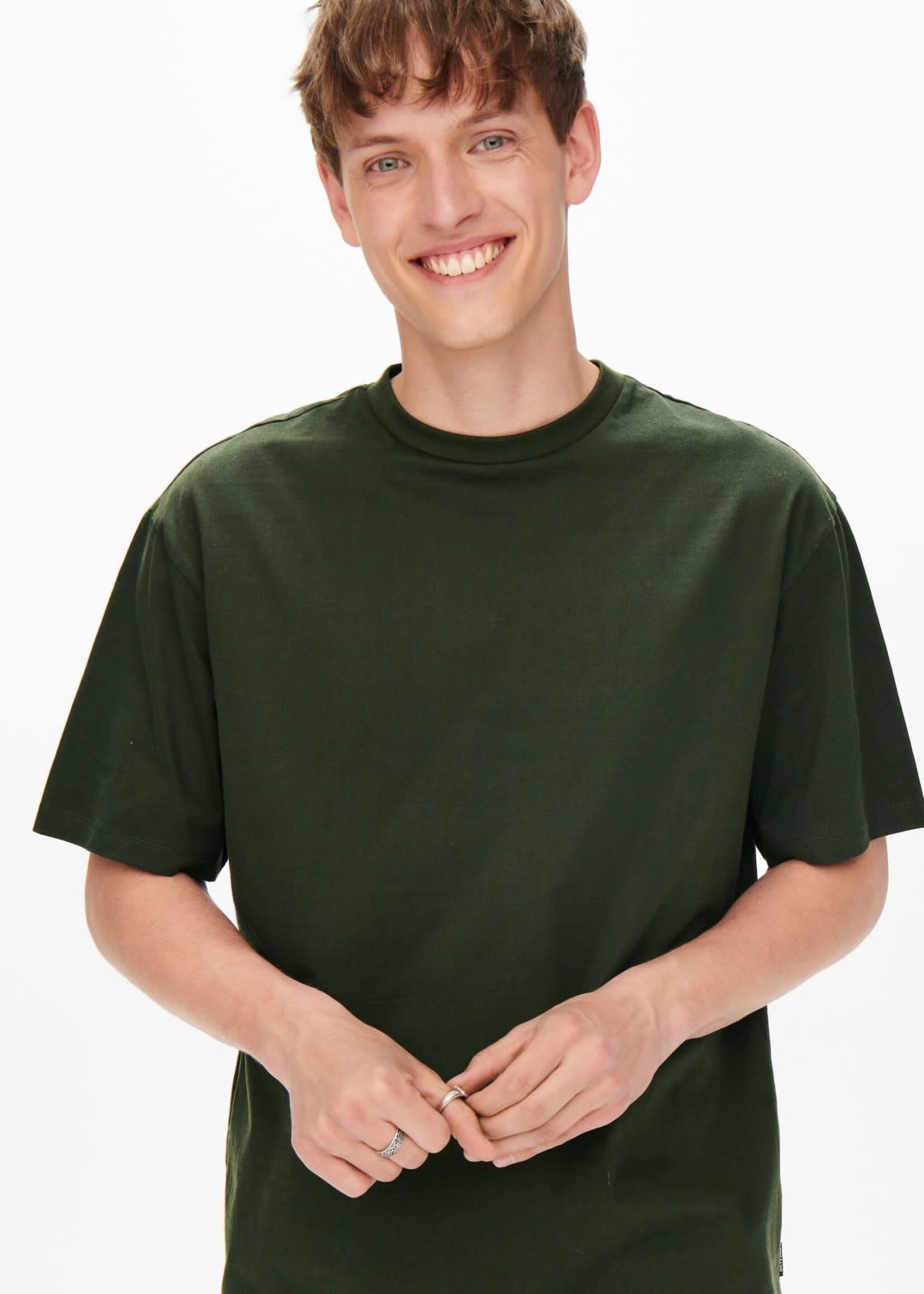 Only & Sons Fred Relaxed T-shirt Green