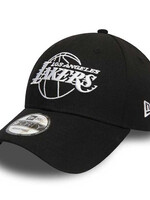 New Era Los Angeles Lakers 9forty Cap Zwart Wit
