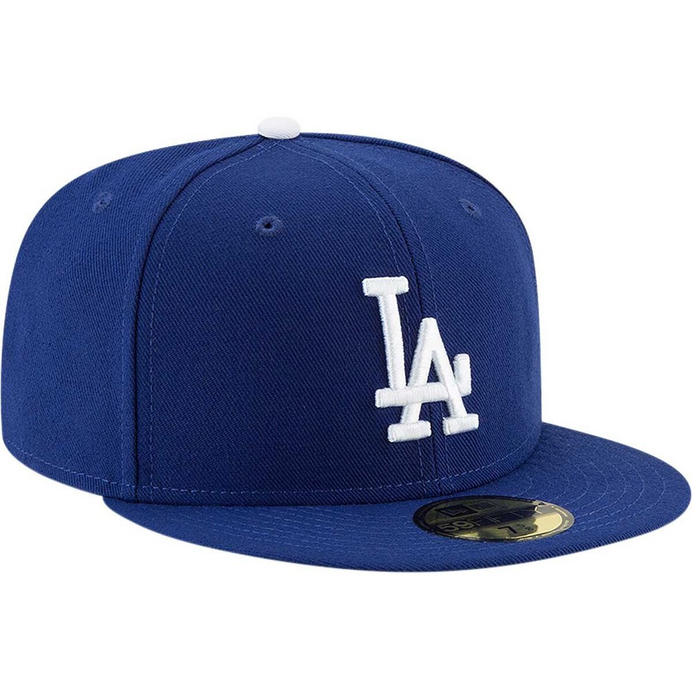 New Era Los Angeles Dodgers All Over Flag 59FIFTY Fitted Cap in Blue — Major