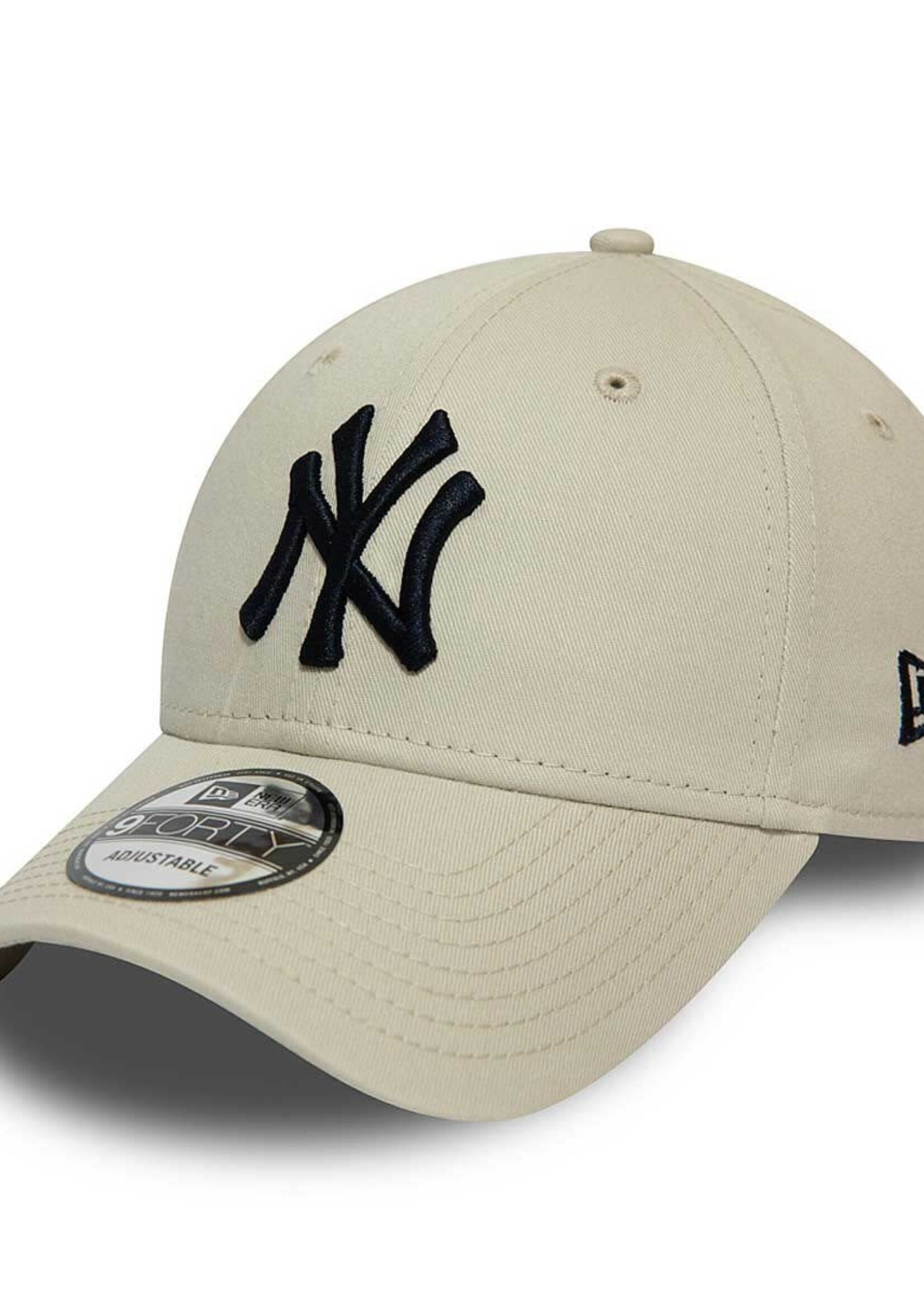 New Era Casquette New York Yankees MLB 9Forty Crème Noir