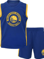 Outerstuff Golden State Warriors Kids Jersey Short Set Blauw
