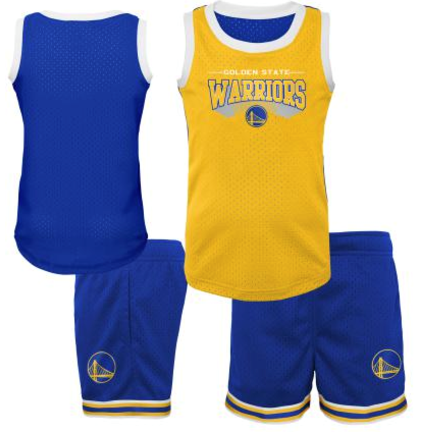 Outerstuff Nike Youth Golden State Warriors Blue Court Culture T-Shirt, Boys', XL