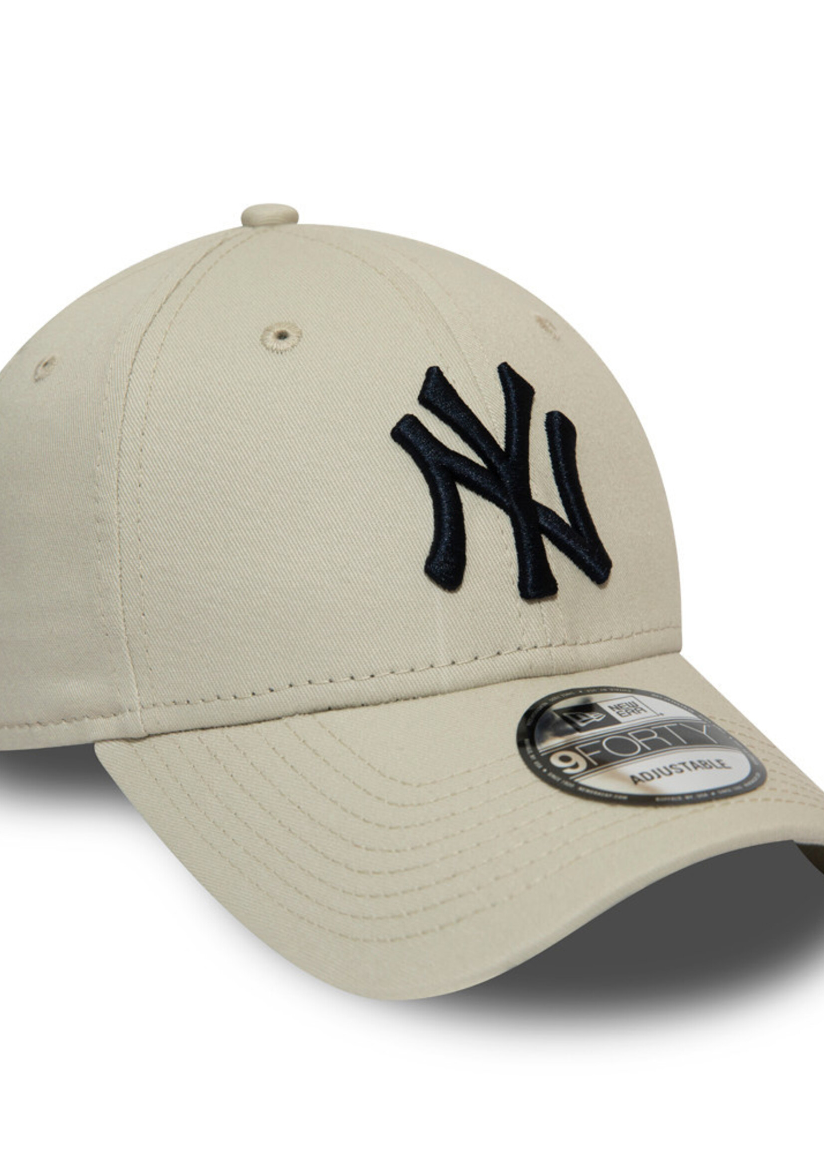 New Era Casquette New York Yankees MLB 9Forty Crème Noir