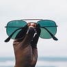CHPO Brand Zonnebril John Gold Green CHPO Brand Zonnebril John Gold Green