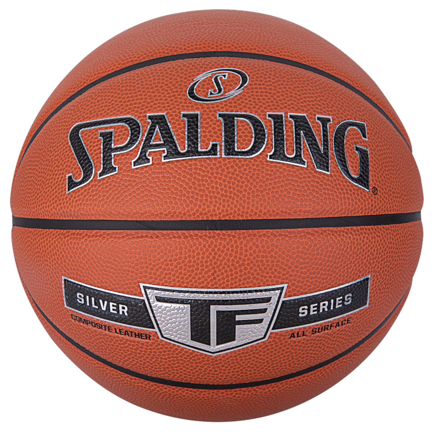 Spalding Silver Indoor/Outdoor Basketbal (7) - Burned Sports