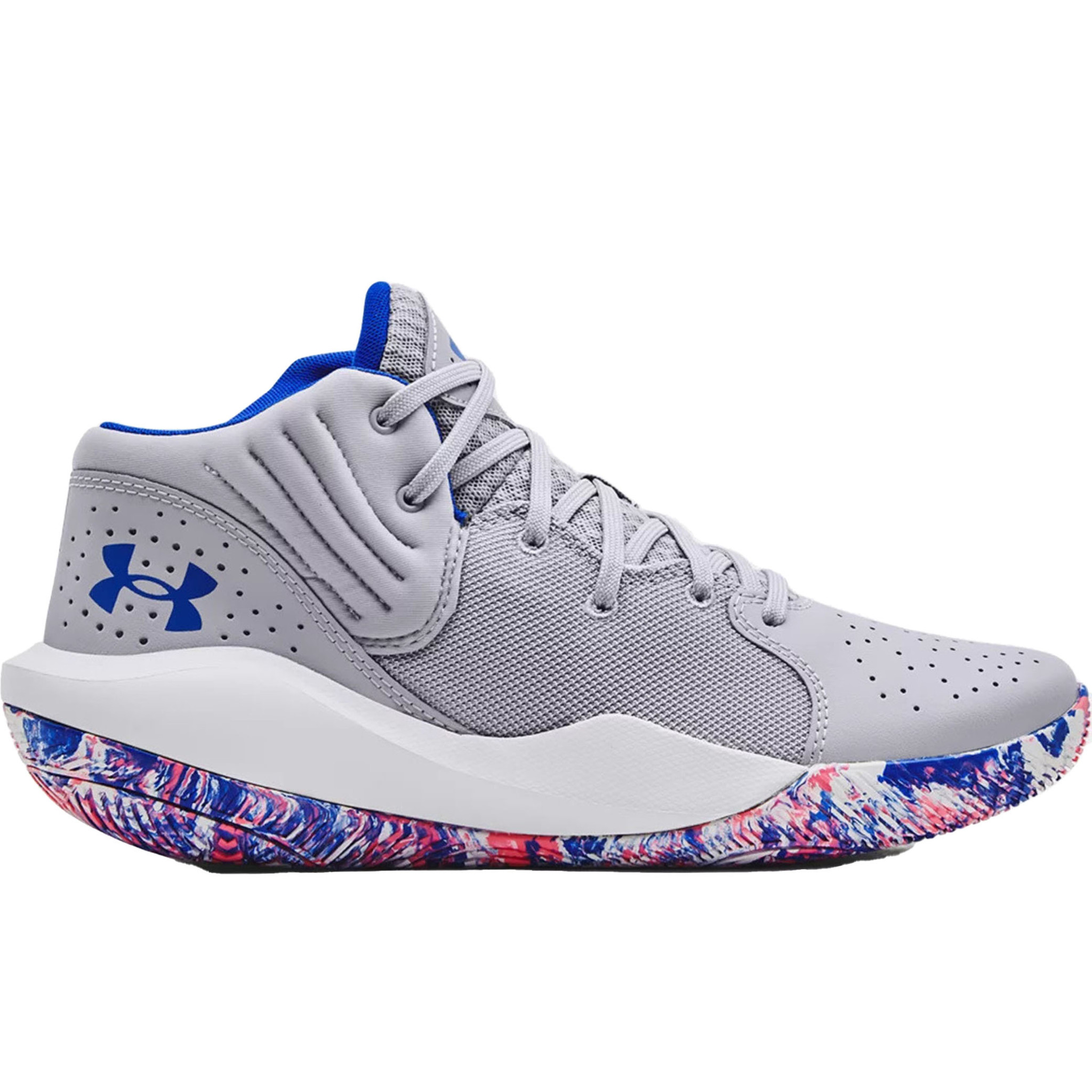 Under Armour Jet '21 Grijs Blauw Roze - Burned Sports