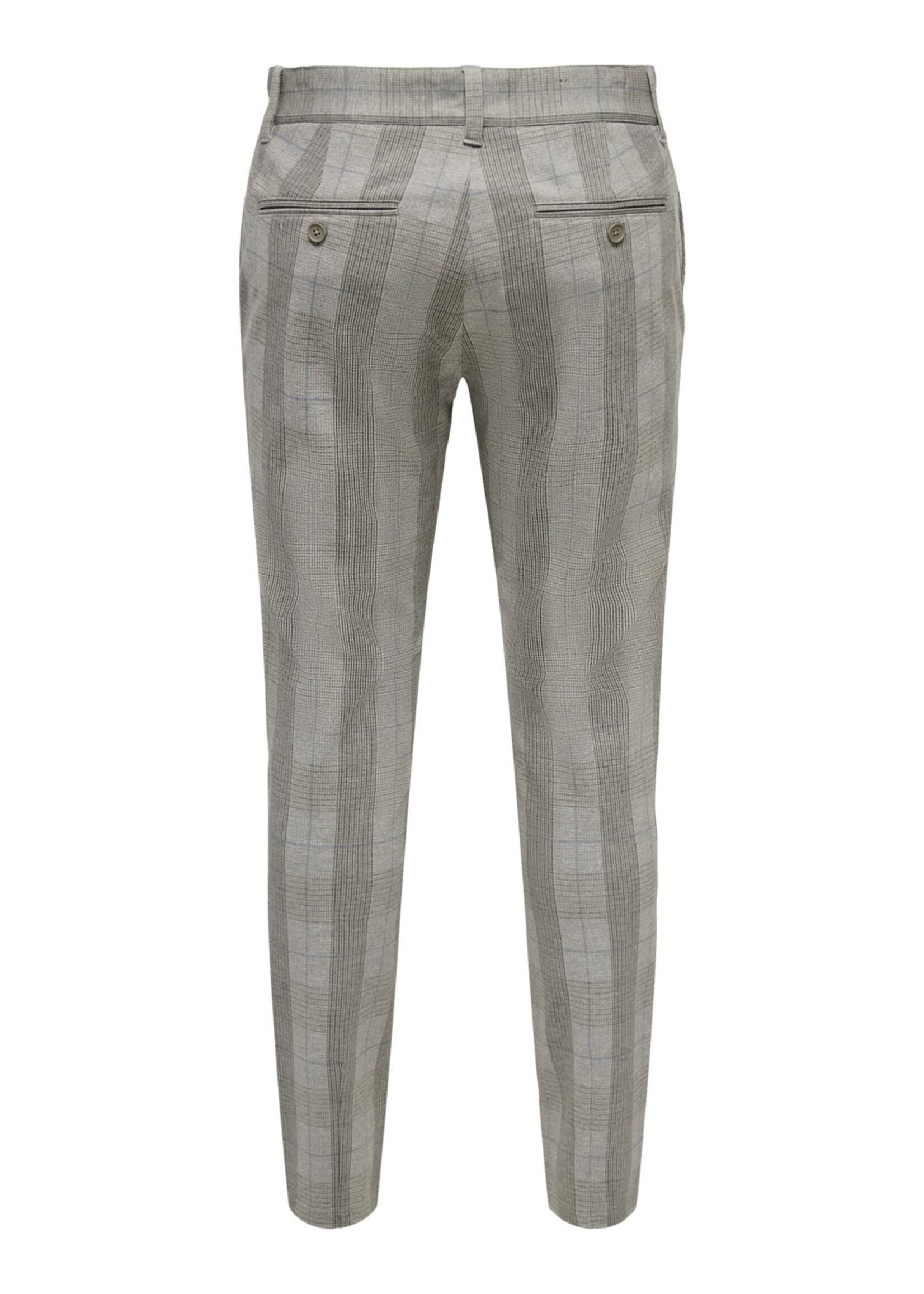 Only & Sons Mark Checker 4963 Pantalon Gris