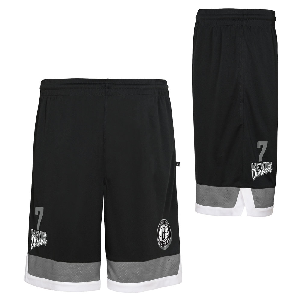 Men's Pro Standard Kevin Durant Black Brooklyn Nets Team Player Shorts Size: Large
