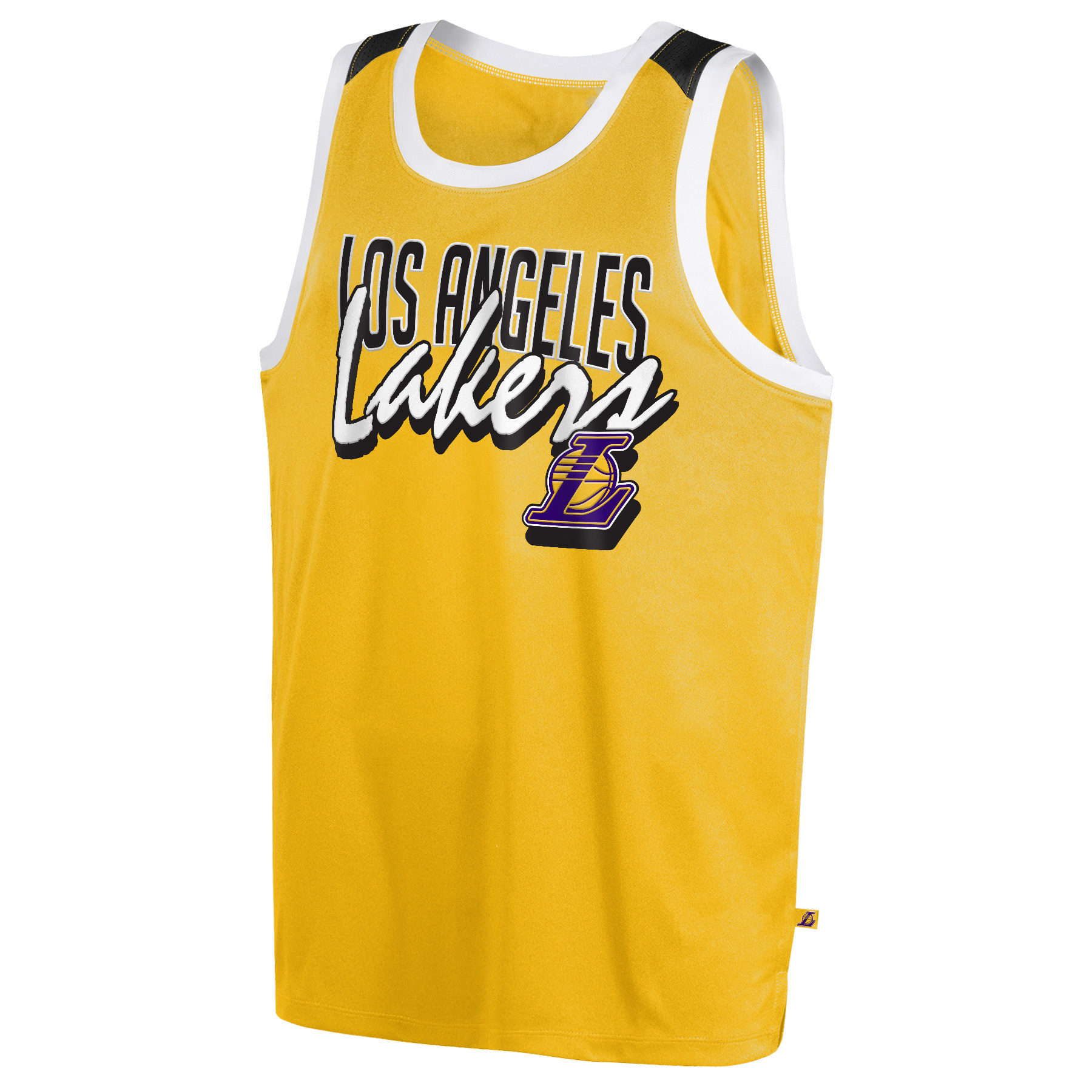 Men's New Era Purple Los Angeles Lakers Hoodie Sleeveless T-Shirt Size: Large