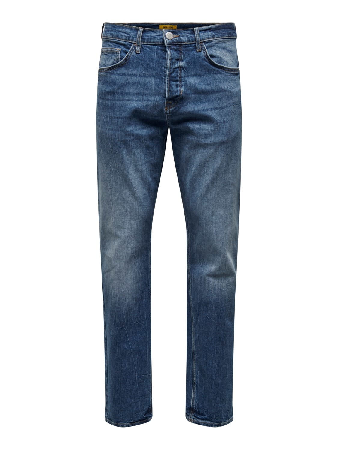 Jeans met labelpatch, model 'AVI'