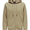 Only & Sons Cerers Zip Hoodie Pelican Only & Sons Cerers Zip Hoodie Pelican