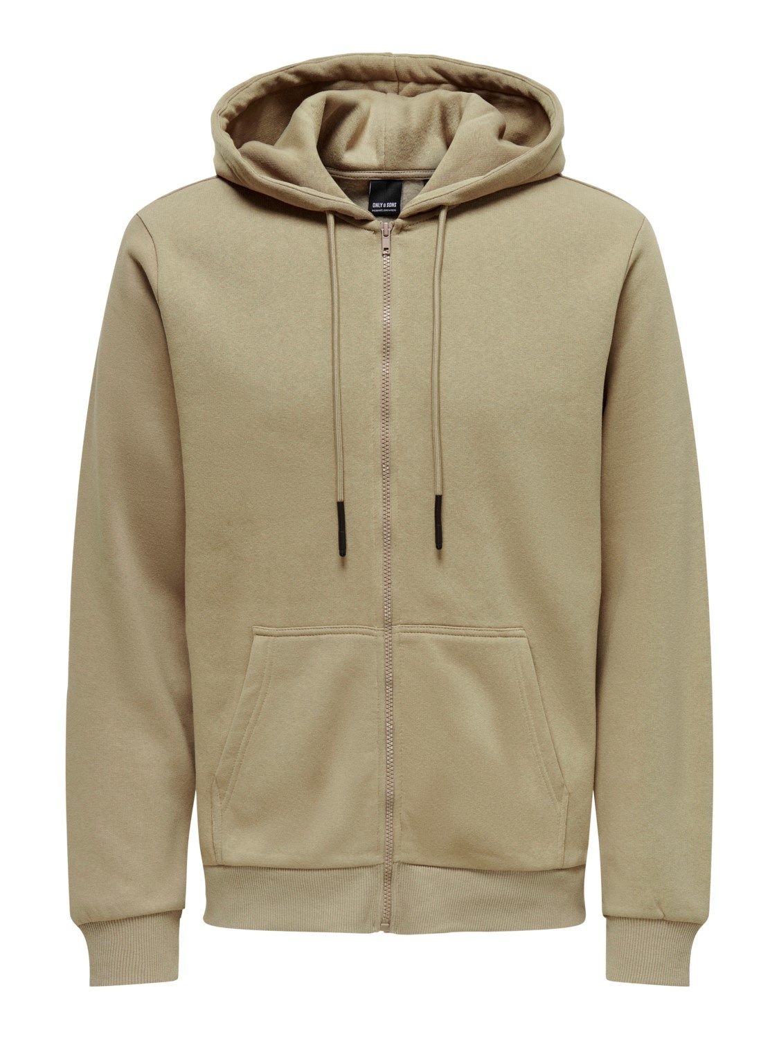 Only & Sons Cerers Zip Hoodie Pelican Only & Sons Cerers Zip Hoodie Pelican