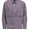 Only & Sons Alp Relaxed Washed Corduroy Shirt Purple Ash Only & Sons Alp Relaxed Washed Corduroy Shirt Purple Ash