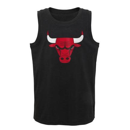 Outerstuff Chicago Bulls Logo Tanktop Katoen Zwart