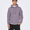 Only & Sons Ceres Sweat Hoodie Purple Ash Only & Sons Ceres Sweat Hoodie Purple Ash