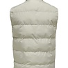 Only & Sons Jake Quilted Bodywarmer Creme Only & Sons Jake Quilted Bodywarmer Creme