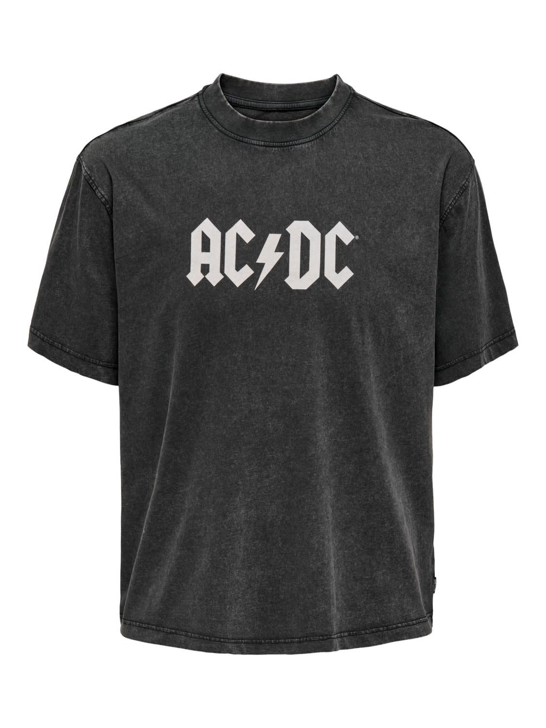 Only & Sons AC/DC Relax SS T-Shirt Only & Sons AC/DC Relax SS T-Shirt