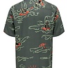 Only & Sons Boy Life Viscose Shirt Olive Only & Sons Boy Life Viscose Shirt Olive