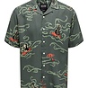 Only & Sons Boy Life Viscose Shirt Olive Only & Sons Boy Life Viscose Shirt Olive