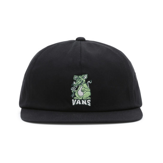 Vans Vans Seasonal Skate Jockey Cap Zwart Vans Vans Seasonal Skate Jockey Cap Zwart