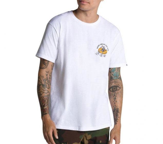 Vans Permanent Vacation SS Tee White Vans Permanent Vacation SS Tee White