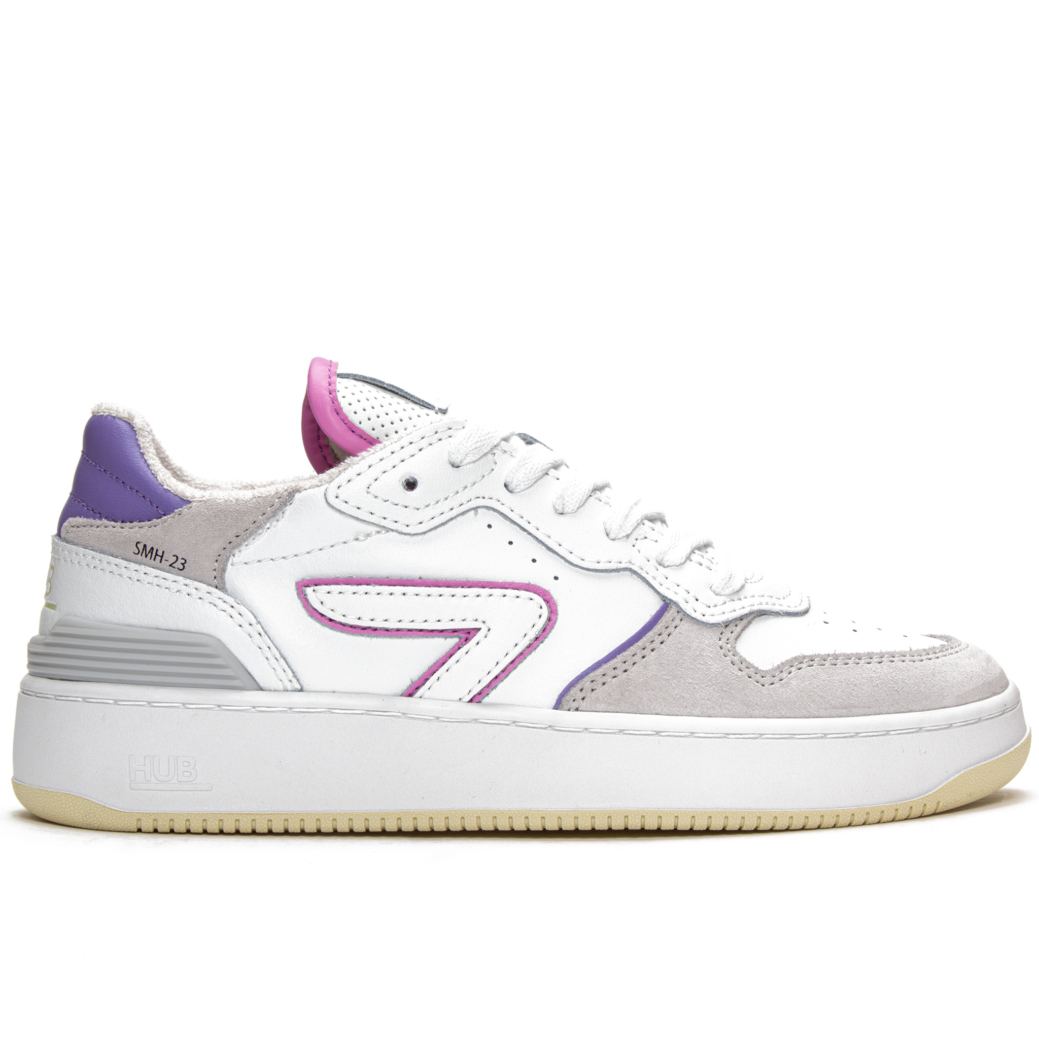 HUB Smash L68 TL White Purple Yellow HUB Smash L68 TL White Purple Yellow