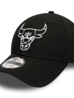 New Era Chicago Bulls Outline Cap Black White