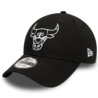 New Era Chicago Bulls Outline Cap Black White New Era Chicago Bulls Outline Cap Black White