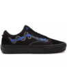 Vans Old Skool Skate Zwart Blauwe Slang Vans Old Skool Skate Zwart Blauwe Slang