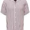 Only & Sons Wayne Like Viscose Shirt White Dusty Pink Only & Sons Wayne Like Viscose Shirt White Dusty Pink