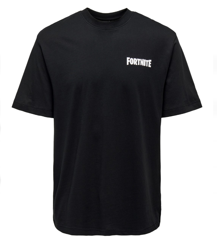 Only & Sons Fortnite Relax T-shirt Zwart Only & Sons Fortnite Relax T-shirt Zwart