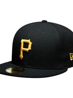 New Era Pittsburgh Pirates Fitted Cap Black Yellow