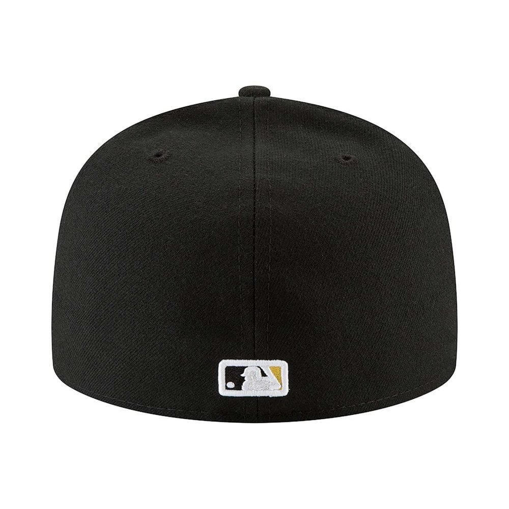 New Era Pittsburgh Pirates Black Fitted Baseball Hat Unisex Size 7