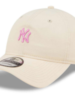 New Era New York Yankees 9Twenty Mini Logo Beige Roze