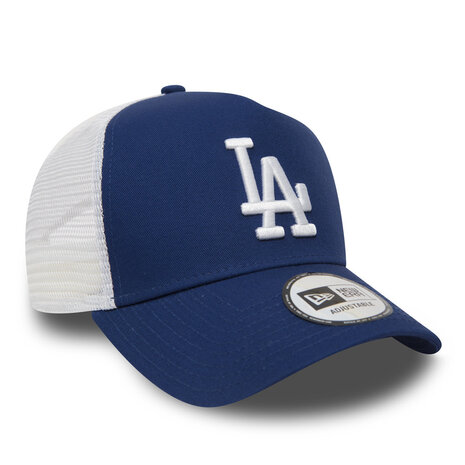 LA Dodgers Trucker Cap Blue White - Burned Sports