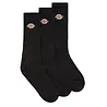Dickies Valley Grove Sokken 3Pack Zwart Dickies Valley Grove Sokken 3Pack Zwart
