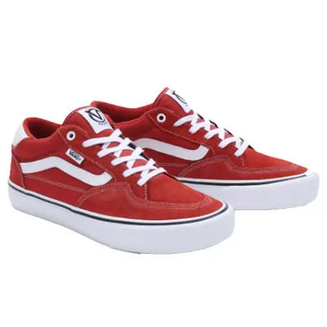 Vans Rowan Rood Wit Burned Sports