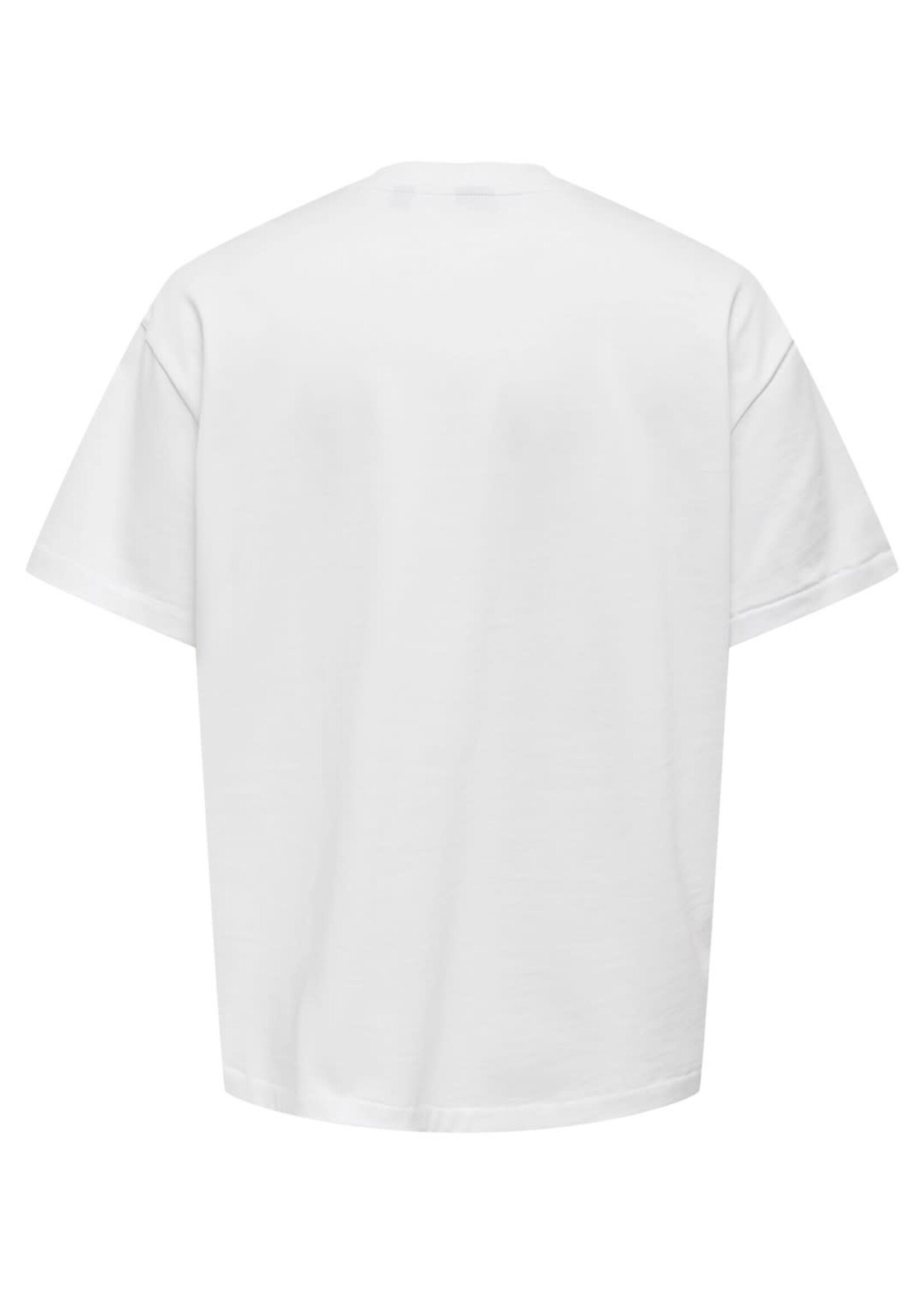Only & Sons Millenium Oversized Tee Bright White