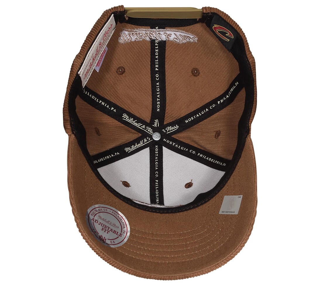 NBA Cleveland Cavaliers Corduroy Snapback Brown - Burned Sports