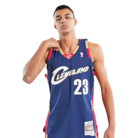 LeBron James 23 Blue Cleveland NBA Jersey