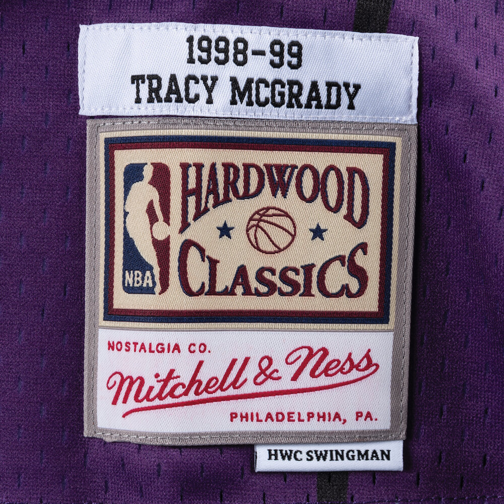 NBA Swingman Toronto Raptors Tracy McGrady Jersey Purple - Burned