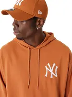 New Era New York Yankees League Essential Oversized Hoodie Orange