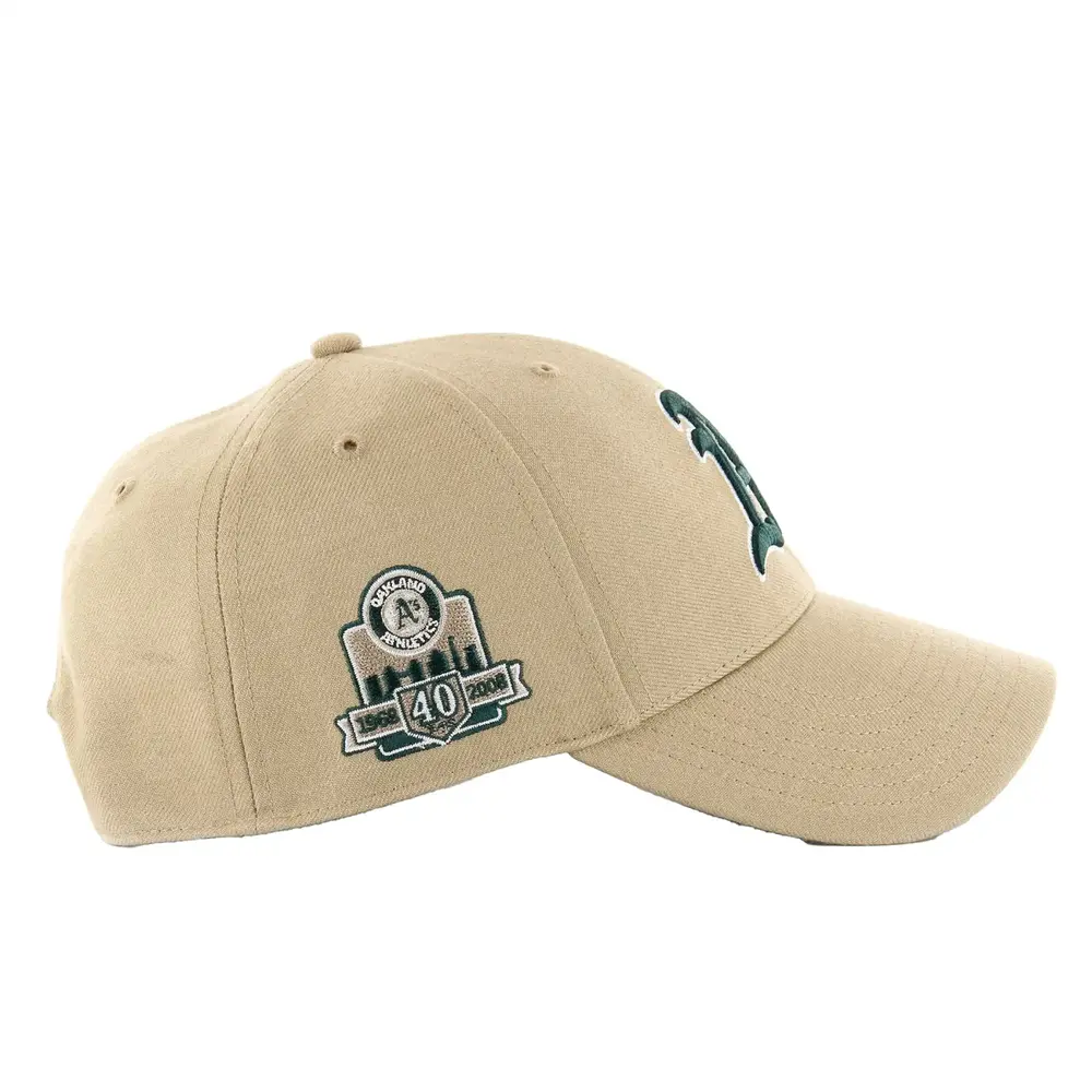 Oakland Athletics Cooperstown MVP Cap Khaki - Burned Sports