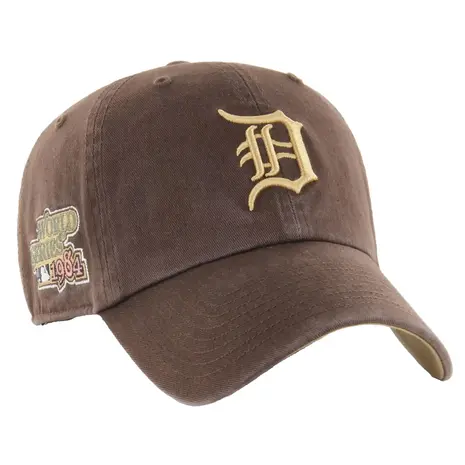 Detroit Tigers World Series Cap Brown - Burned Sports