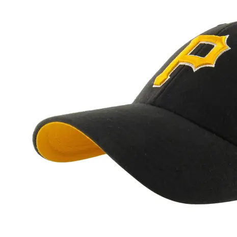 47 Men's Pittsburgh Pirates Black Adjustable Trucker Hat