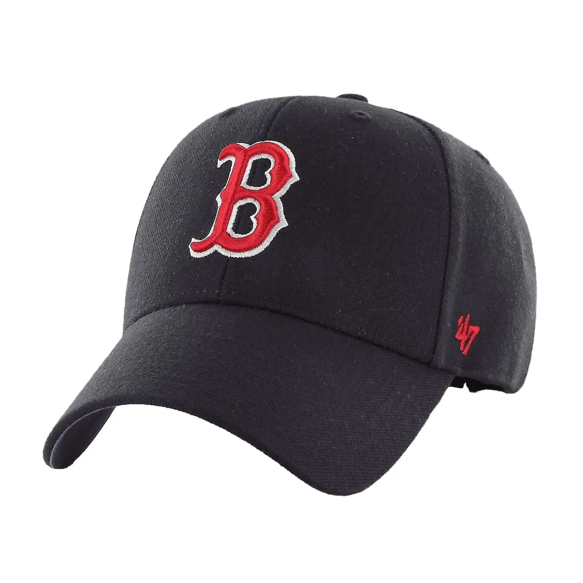Brand '47 - MLB - Honkbalpet - Baseball Cap - MVP - Wol - Logo Cap - Boston Red Sox - Verstelbaar - Volwassenen - Donkerblauw - One Size